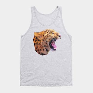 roaring leopard Tank Top